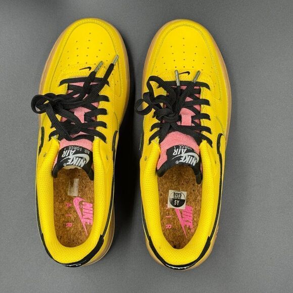 Nike Air Force 1 Low GS 'Yellow Gum' - Picture 3 of 11